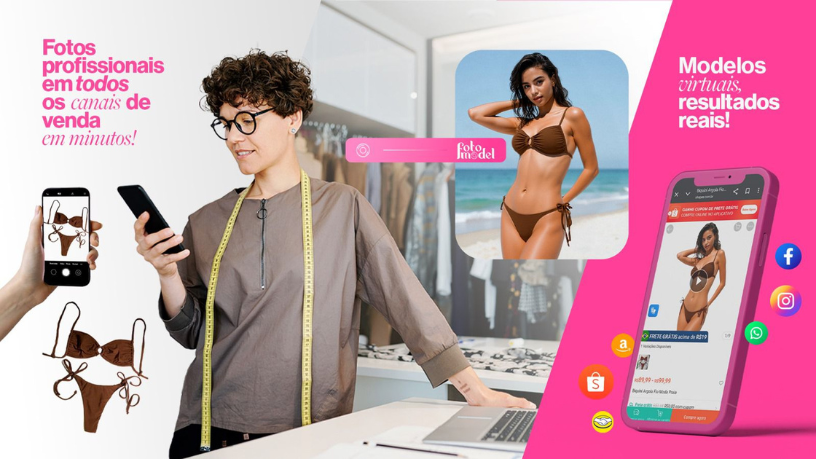 Imagens otimizadas para mobile? FotoModel entrega com eficiência.